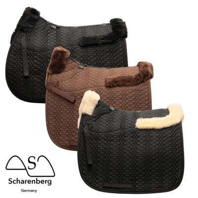 Scharenberg - Lammfell Schabracke mit Fellrand vorne+hinten CALEVO.com Shop