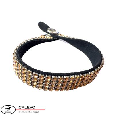 Schumacher - Leder Armband Crystal Mesh -- CALEVO.com Shop