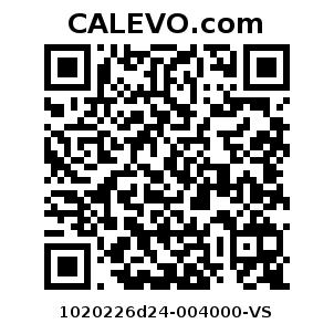 Calevo.com Preisschild 1020226d24-004000-VS