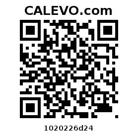 Calevo.com Preisschild 1020226d24