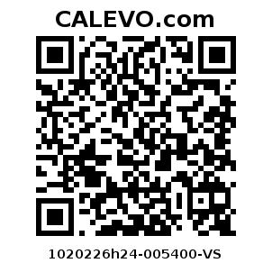 Calevo.com Preisschild 1020226h24-005400-VS