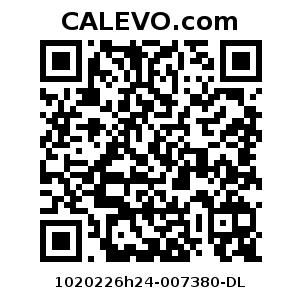 Calevo.com Preisschild 1020226h24-007380-DL