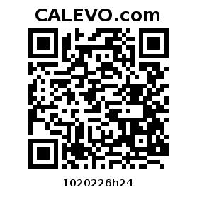 Calevo.com Preisschild 1020226h24