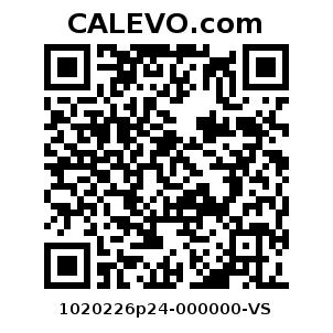 Calevo.com Preisschild 1020226p24-000000-VS