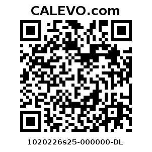 Calevo.com Preisschild 1020226s25-000000-DL