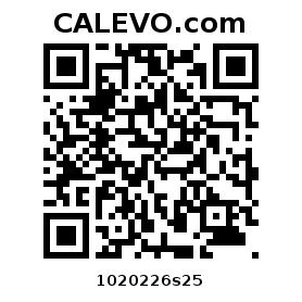 Calevo.com Preisschild 1020226s25