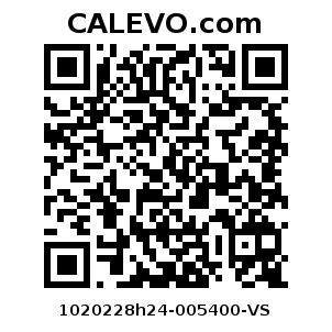 Calevo.com Preisschild 1020228h24-005400-VS