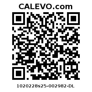 Calevo.com Preisschild 1020228s25-002982-DL