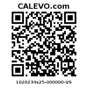 Calevo.com Preisschild 1020234s25-000000-VS