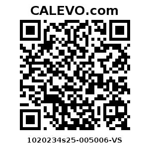 Calevo.com Preisschild 1020234s25-005006-VS