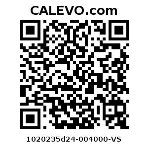 Calevo.com Preisschild 1020235d24-004000-VS