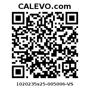 Calevo.com Preisschild 1020235s25-005006-VS