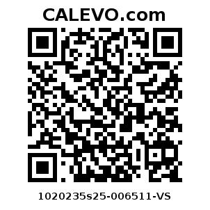 Calevo.com Preisschild 1020235s25-006511-VS