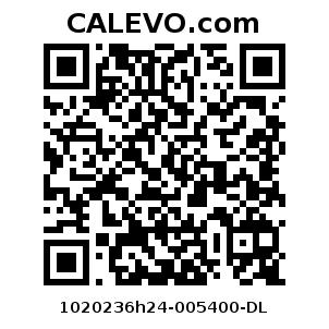 Calevo.com Preisschild 1020236h24-005400-DL