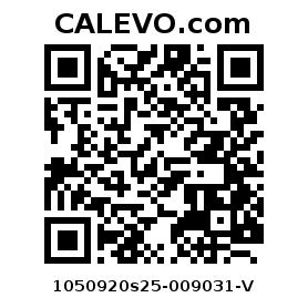 Calevo.com Preisschild 1050920s25-009031-V