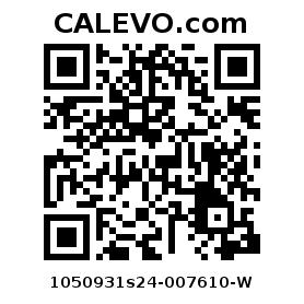 Calevo.com Preisschild 1050931s24-007610-W