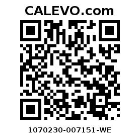 Calevo.com Preisschild 1070230-007151-WE