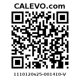 Calevo.com Preisschild 1110120s25-001410-V