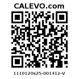 Calevo.com Preisschild 1110120s25-001412-V