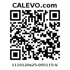 Calevo.com Preisschild 1110120s25-005115-V