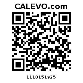 Calevo.com Preisschild 1110151s25