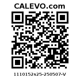 Calevo.com Preisschild 1110152s25-250507-V