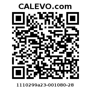 Calevo.com Preisschild 1110299a23-001080-28