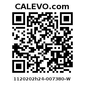 Calevo.com Preisschild 1120202h24-007380-W