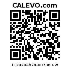 Calevo.com Preisschild 1120204h24-007380-W