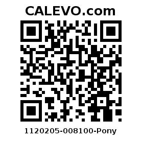 Calevo.com Preisschild 1120205-008100-Pony