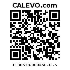 Calevo.com Preisschild 1130618-000450-11.5