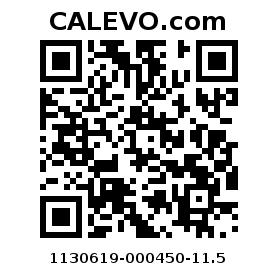 Calevo.com Preisschild 1130619-000450-11.5