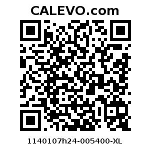 Calevo.com Preisschild 1140107h24-005400-XL