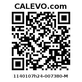 Calevo.com Preisschild 1140107h24-007380-M