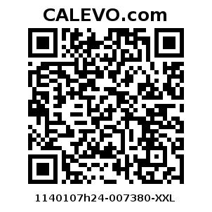 Calevo.com Preisschild 1140107h24-007380-XXL