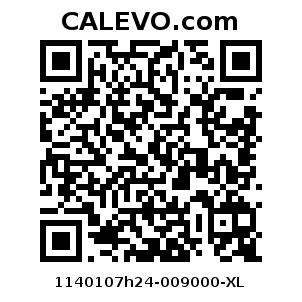 Calevo.com Preisschild 1140107h24-009000-XL