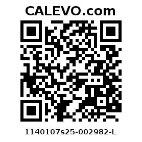 Calevo.com Preisschild 1140107s25-002982-L