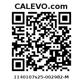 Calevo.com Preisschild 1140107s25-002982-M