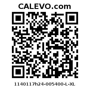 Calevo.com Preisschild 1140117h24-005400-L-XL