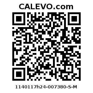 Calevo.com Preisschild 1140117h24-007380-S-M