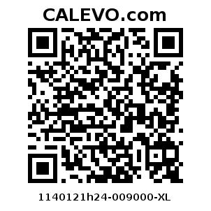 Calevo.com Preisschild 1140121h24-009000-XL