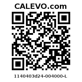 Calevo.com Preisschild 1140403d24-004000-L