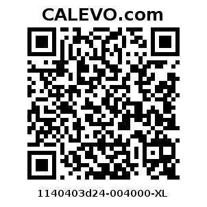 Calevo.com Preisschild 1140403d24-004000-XL