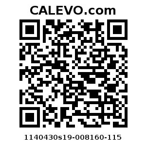 Calevo.com Preisschild 1140430s19-008160-115