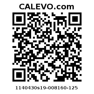 Calevo.com Preisschild 1140430s19-008160-125