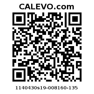 Calevo.com Preisschild 1140430s19-008160-135