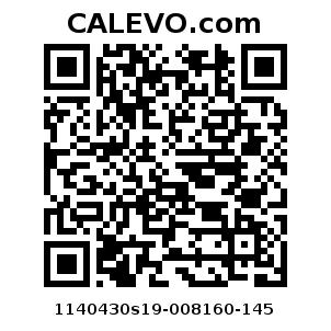 Calevo.com Preisschild 1140430s19-008160-145