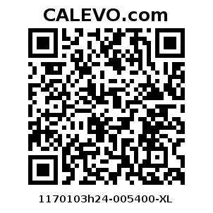 Calevo.com Preisschild 1170103h24-005400-XL