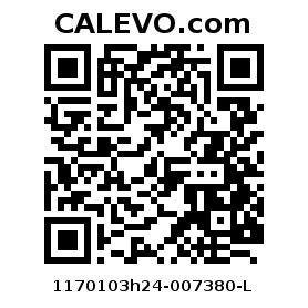 Calevo.com Preisschild 1170103h24-007380-L