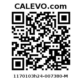 Calevo.com Preisschild 1170103h24-007380-M